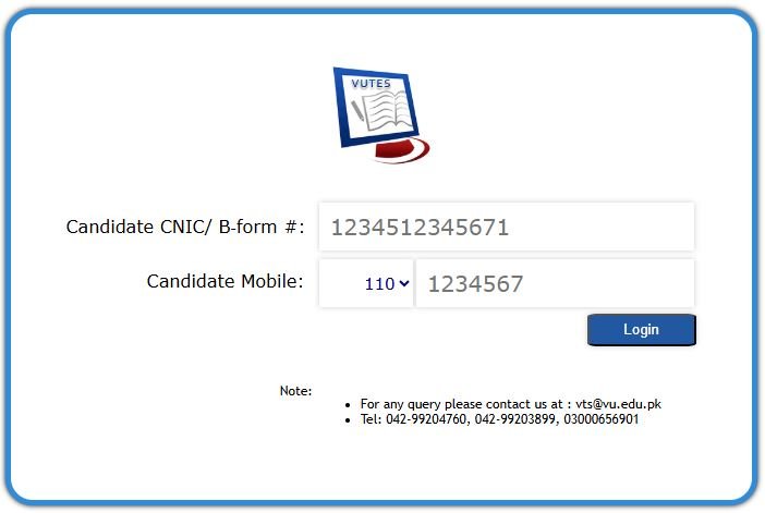 VU FIA CBT Test Result 2026